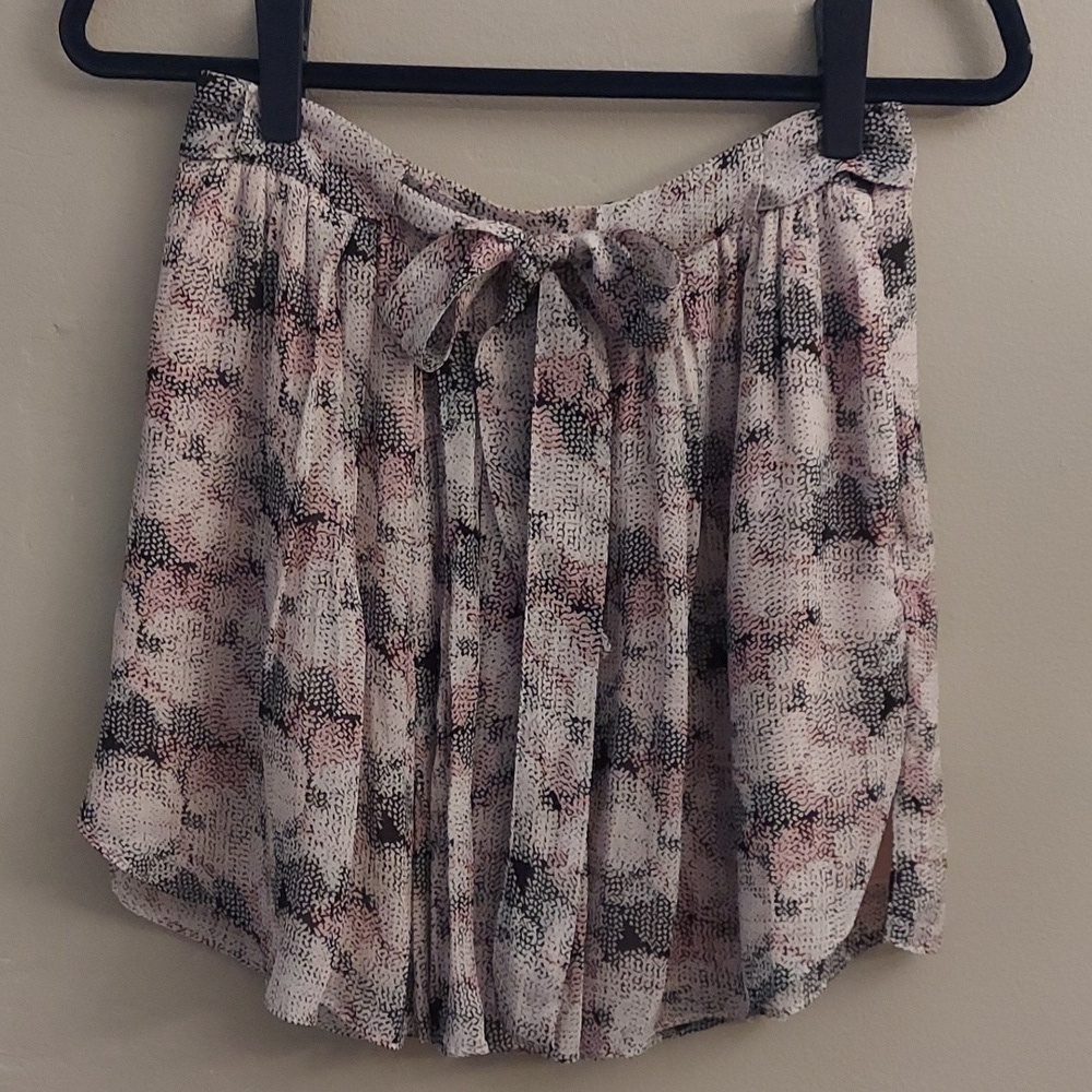 REISS Jonah Circle Print A Line Mini Skirt 4 Date Night Summer Flowy Breathable - Picture 3 of 14